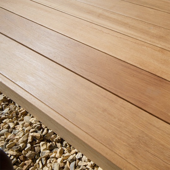 Yellow Balau hardwood decking Silva Timber ESI External Works