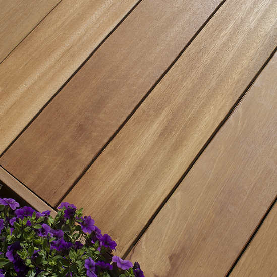 Yellow Balau hardwood decking Silva Timber ESI External Works