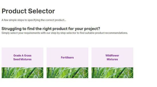 Germinal's new Product Selector tool