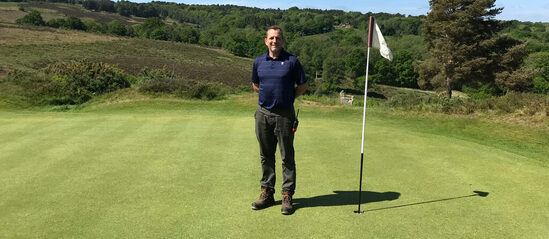 Dominic Lewis, Course Manager, Royal Ashdown Forest GC