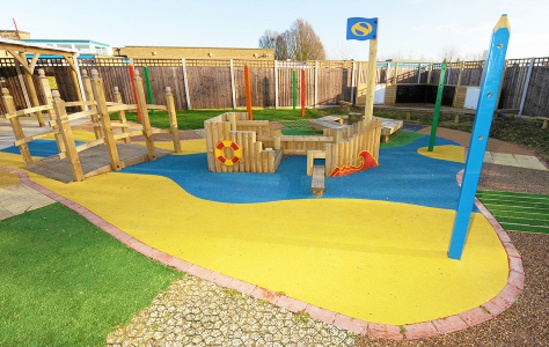 Wetpour safety surfacing - safer playground surfaces | Sovereign Design ...