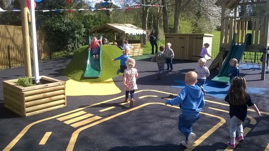 Pre-school playground transformation by Sovereign