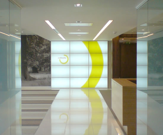 Light Walls modubloc light wall system | atwork jk | esi interior design Light Walls modubloc light wall system | atwork jk | esi interior design