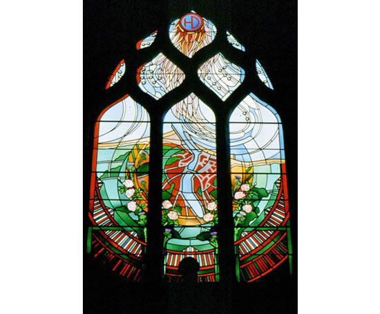 彩色玻璃艺术装置-圣约瑟夫教堂，N
