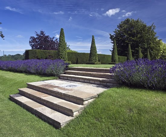 Landscaping a private garden - Stow-on-the-Wold  Cotswold 