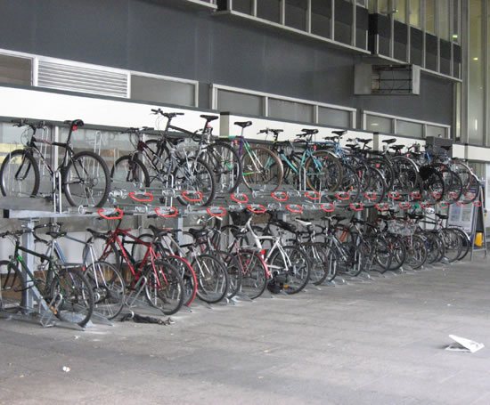 2 tier cycle racks