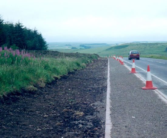 Grass pavers, A696 Ponteland-Otterburn, Northumberland | Grass Concrete ...