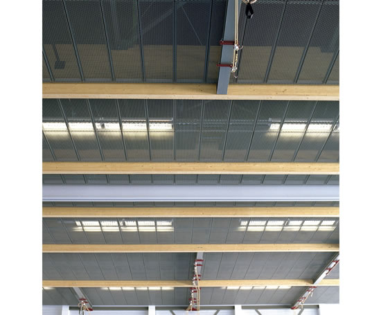 Expanded metal suspended ceilings | Lindner | ESI Building ...