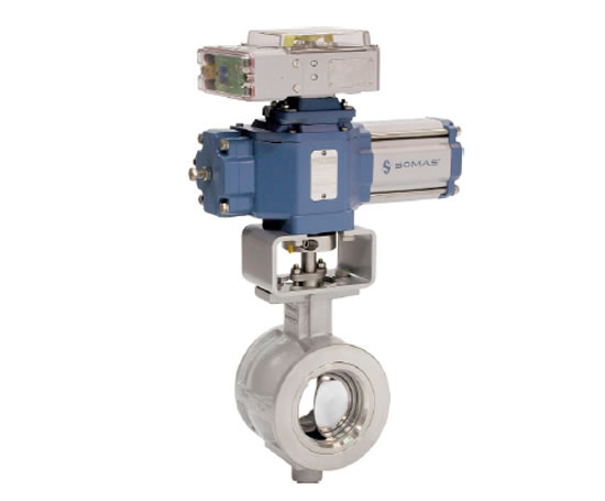 Somas KVT ball segment valve | Orbinox | ESI Enviropro