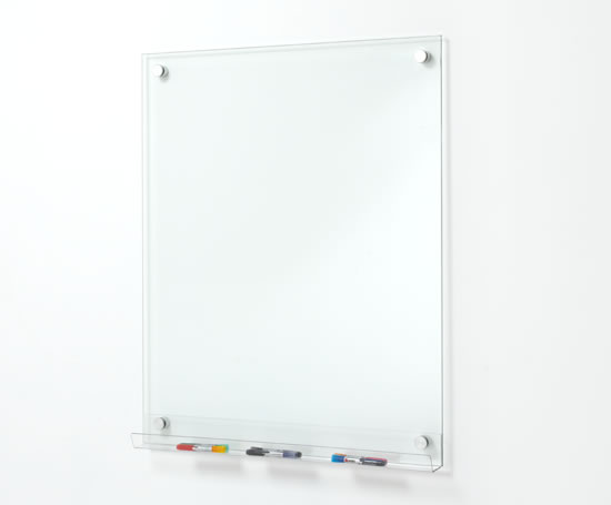 Clear glass wipe boards | Glass Wipe Board Company | ESI Interior Design