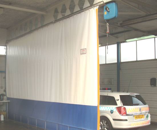 Flexicurtain® retractable industrial screens | Westgate Factory ...