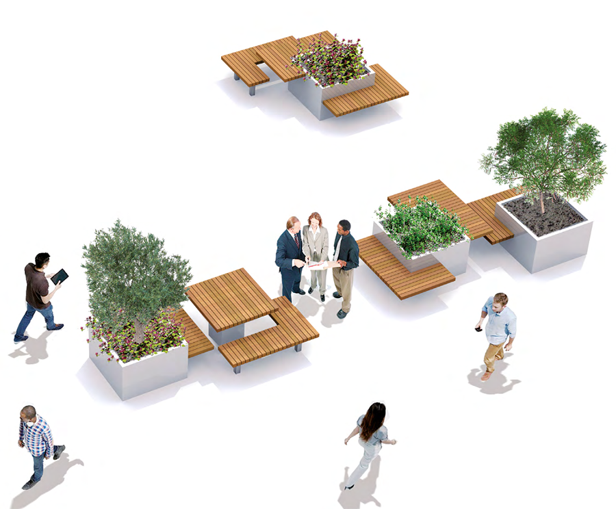 Solid street furniture collection Streetlife ESI External Works