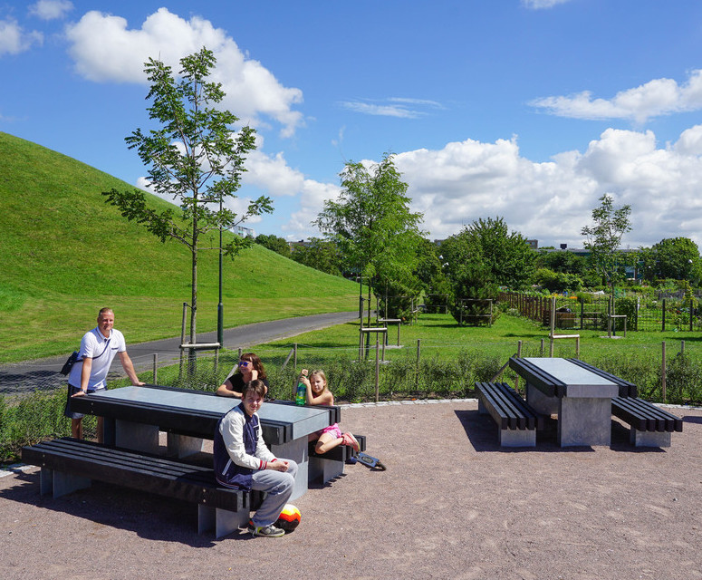 All Black recycled plastic lumber Streetlife ESI External Works