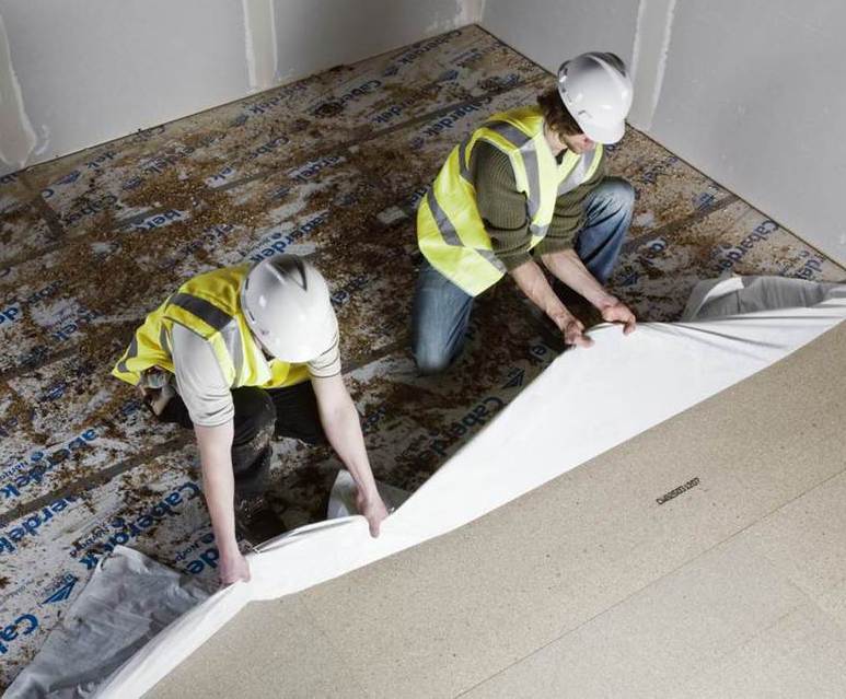 CaberDek peelable filmprotected chipboard flooring Norbord ESI Building Design