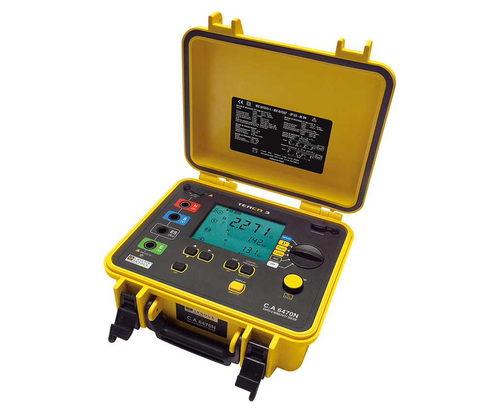 CA6470 Earth & Resistivity Tester Chauvin Arnoux ESI Building Services