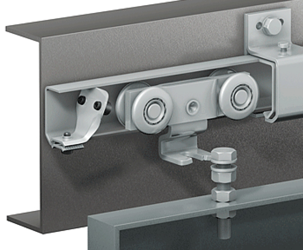 Series 250 heavy duty sliding door system (1000kg) Runners Sliding