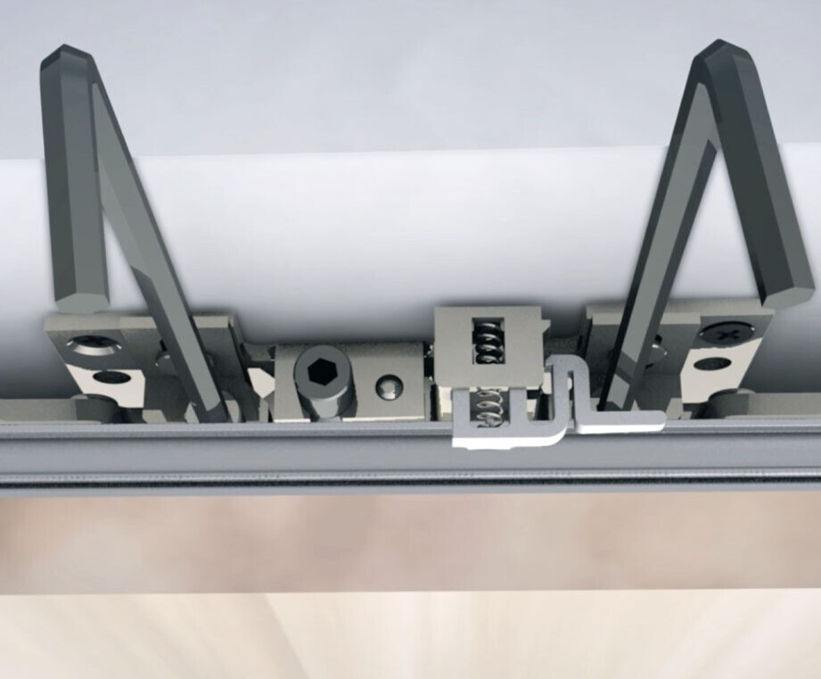 Invisible sliding door systems for homes and offices Runners Sliding