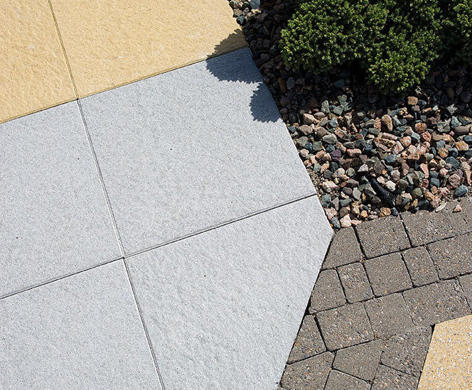 Canterra®, embossed concrete flags with granite AG (Acheson + Glover