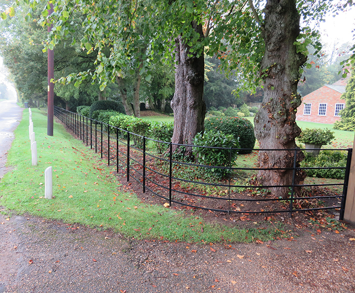 Traditional style 5bar estate and parkland fencing Paddock Fencing