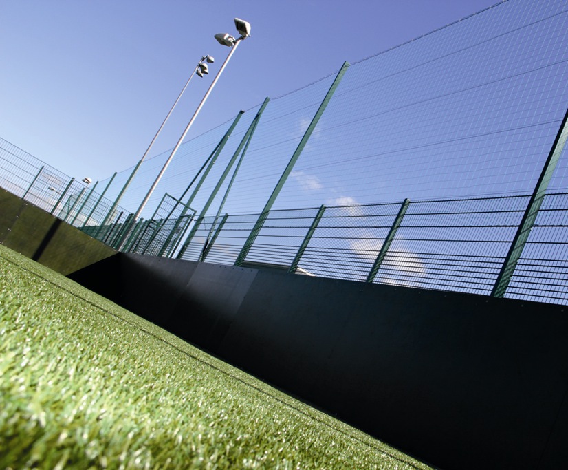 Ballstop Netting™ polypropylene mesh CLD Fencing Systems ESI