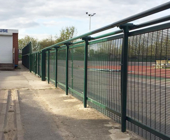 1/2 kilometre of bespoke track fencing for Palmer Park CLD Fencing