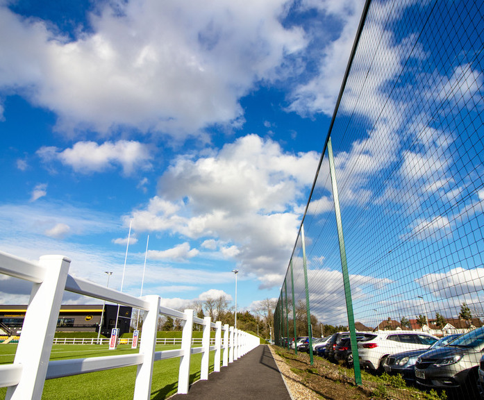 New sports fencing for Rugby Club CLD Fencing Systems