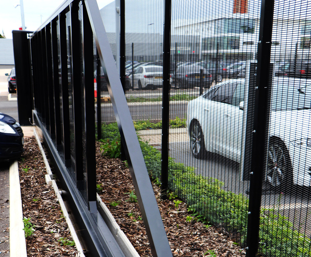 Fencing and gates secure car dealership perimeter CLD Fencing Systems