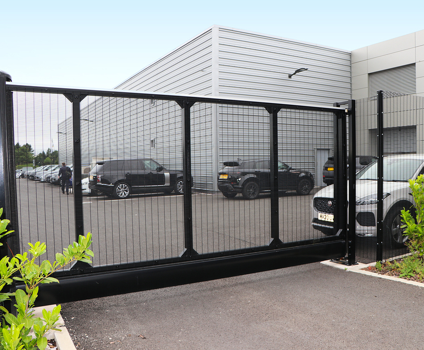 Fencing and gates secure car dealership perimeter CLD Fencing Systems