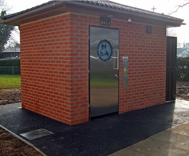 Brickclad public toilet block Cleveland Sitesafe ESI External Works