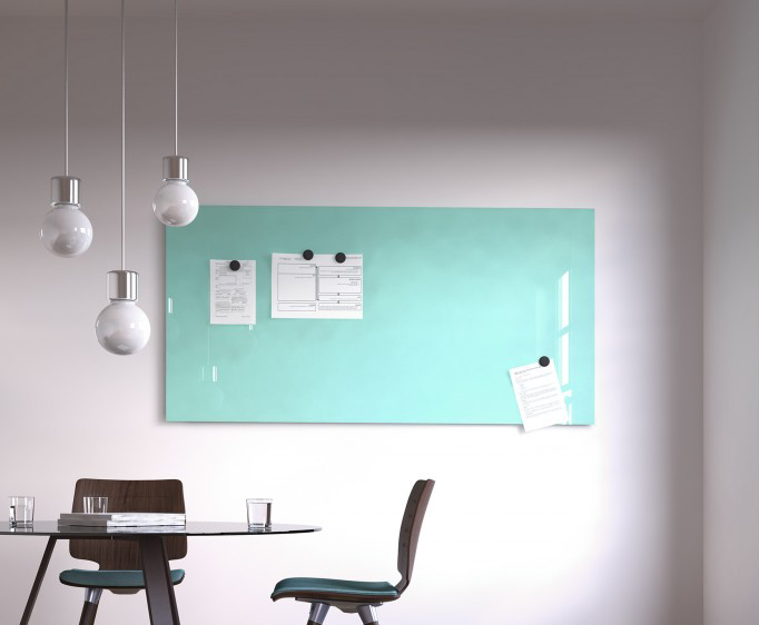 Abstracta MagVision glass notice board Connections At Home