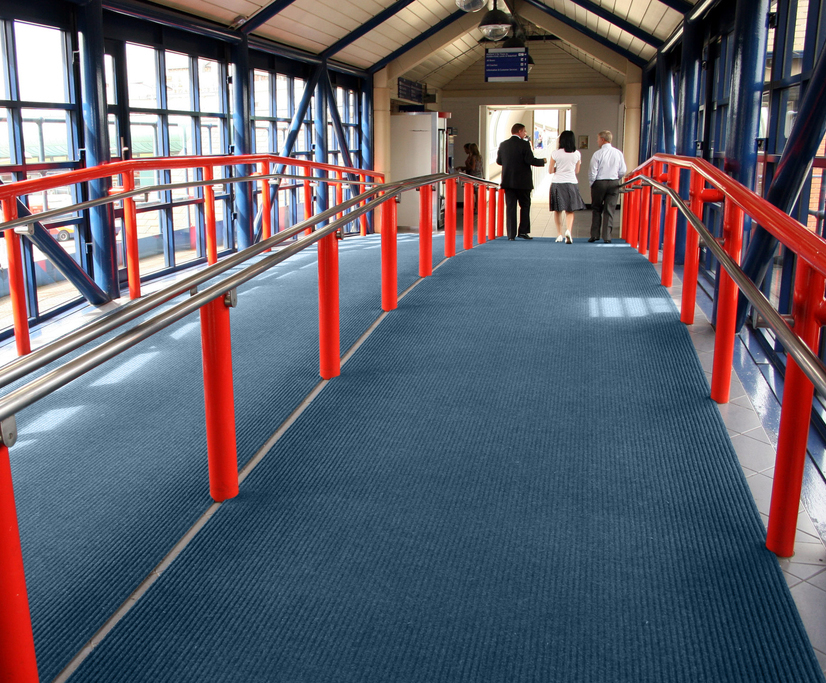 Toughrib Contract Ribbed entrance matting on a roll COBA Flooring