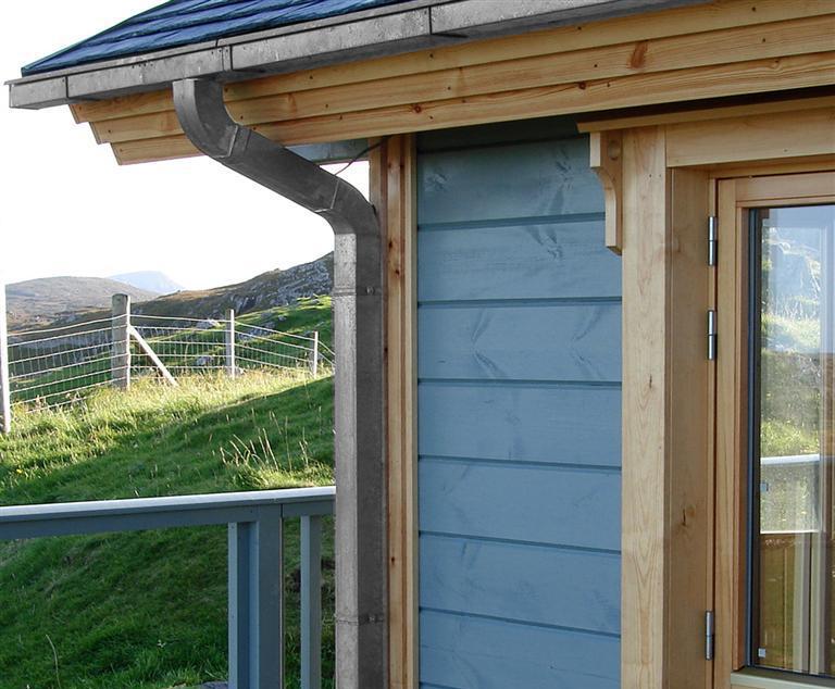 Zinc box gutter 65x90mm Metal Gutta ESI Building Design