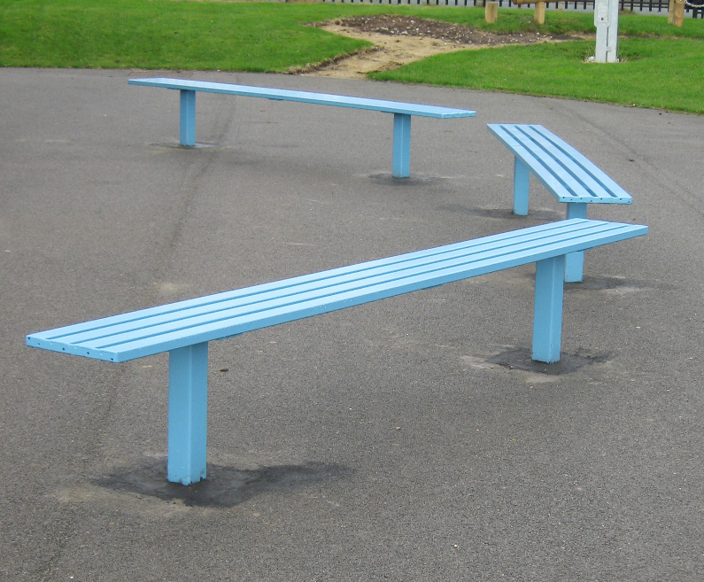 Outdoor seating for schools AMV Playground Solutions ESI External Works