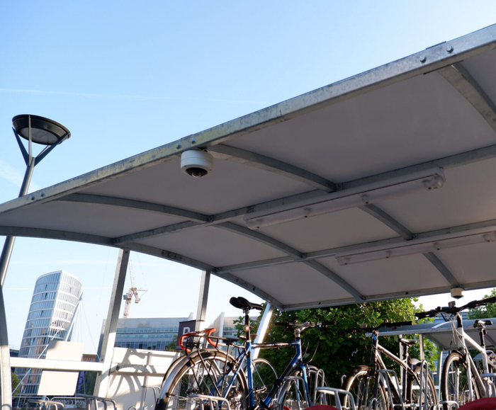 450bike cycle parking facility Bristol Temple Meads Cyclepods