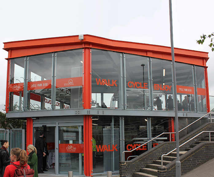 Cycle hubs bespoke design, manufacture, installation Cyclepods