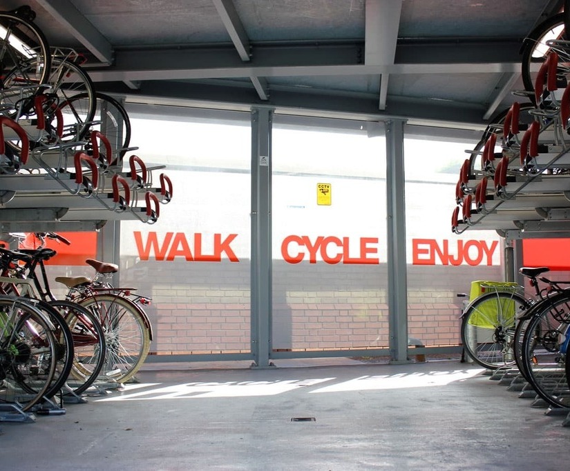 Cycle hubs bespoke design, manufacture, installation Cyclepods