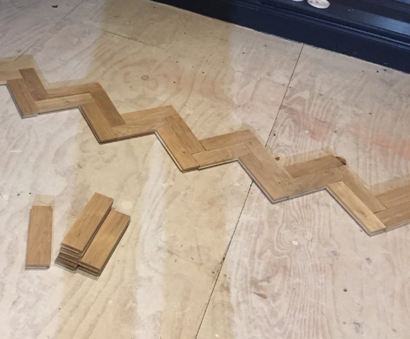 Wood floor adhesive used for domestic office oak floors Marldon UK