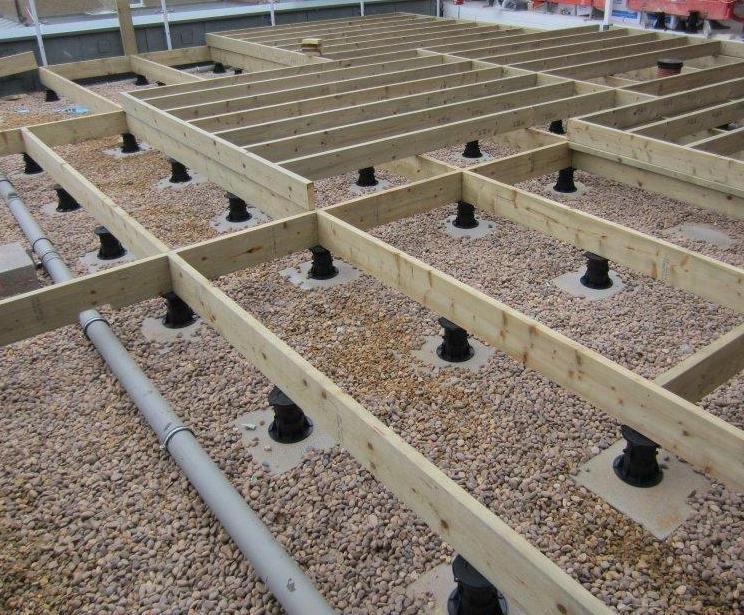 DPH® adjustable pedestals Buzon UK ESI External Works