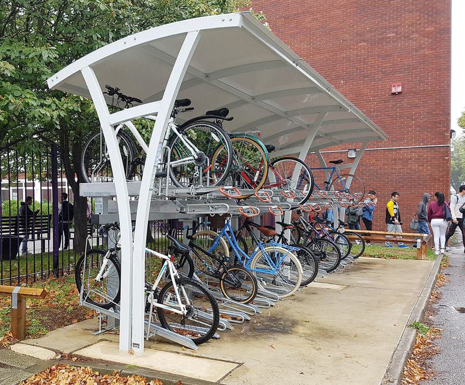 bike rack shelter