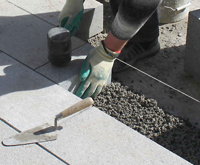 tuffbed high performance bedding mortar for paving Steintec ESI