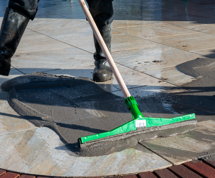 tufftop slurry grout for paving Steintec ESI External Works