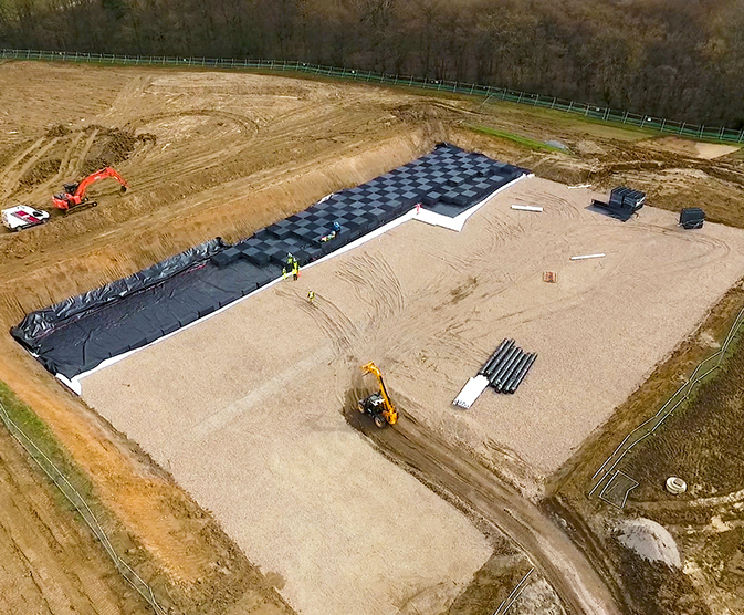 SDS GEOlight® Modular Underground Stormwater Storage SDS ESI