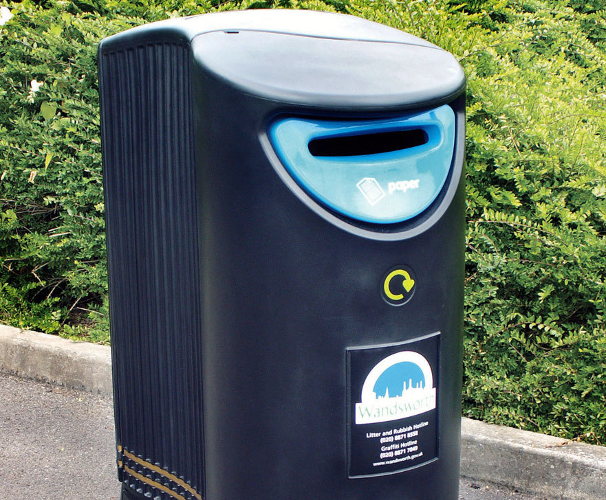 Pewsham Recycled Plastic Recycling Unit PRU400 Langley Design