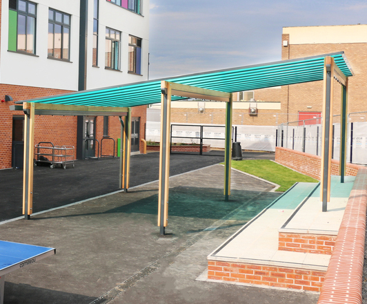 Outdoor Teaching Canopy for Blacon High School | Langley Design Street ...