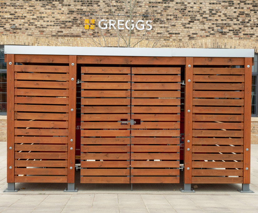 Bespoke street furniture for Peterborough development Langley Design