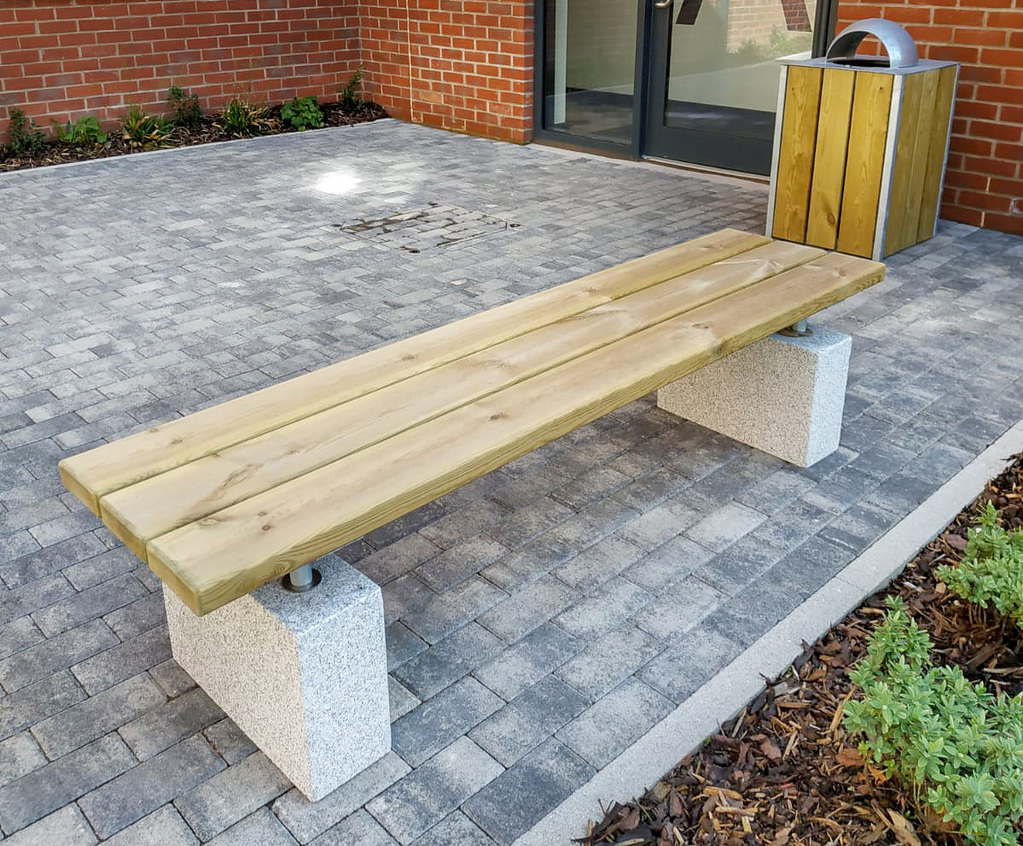 Street Furniture for Student Courtyard Langley Design