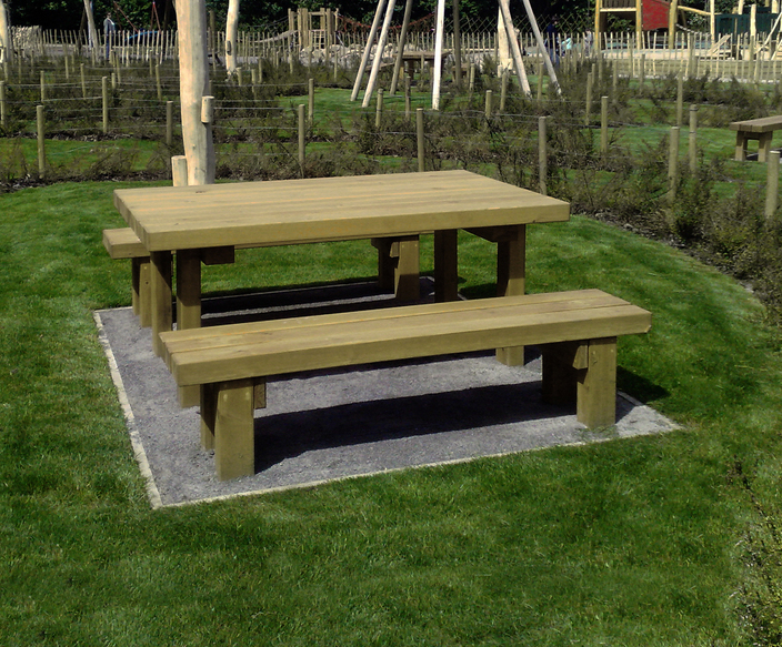 Sheldon All Timber Picnic Table SPT314 Langley Design Street