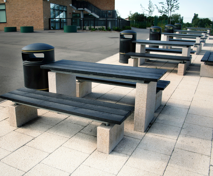 Sheldon Recycled Plastic Table SPT312 Langley Design Street