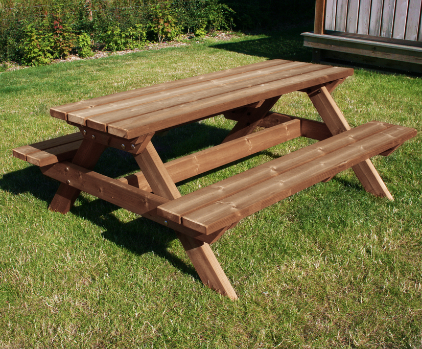 Sheldon Timber Picnic Table SPT315 Langley Design Street Furniture