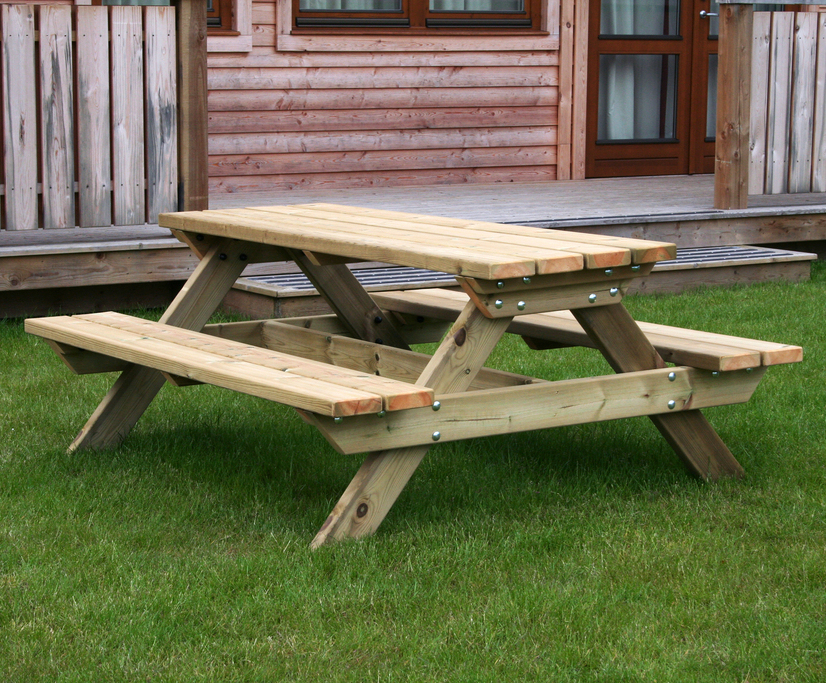 Sheldon Timber Picnic Table SPT315 Langley Design Street Furniture